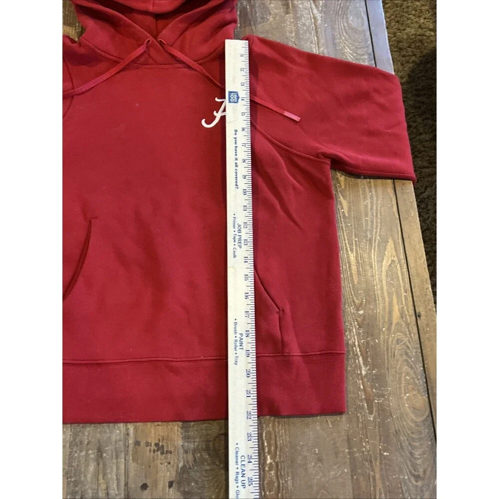 Lululemon University Of Alabama Script A Red Relaxed Fit Hoodie Women’s Size 8